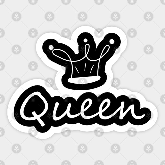 queen Sticker by Soozy 